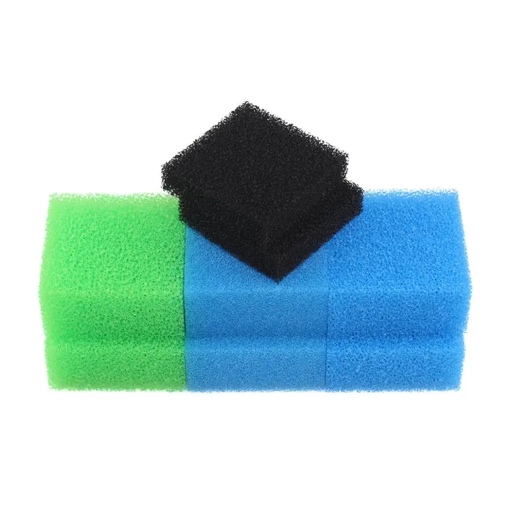 Губка-фильтр для аквариума совместимый с Juwel Compact / Bioflow 3 0/M (2x Fine 2x Cruze Nitrate Carbon) | Дом