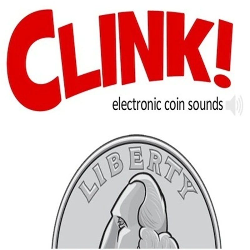 Clink! Electronic Coin Sounds 2.0 Magic Tricks Magic Props Coin Change Slik Close-Up Stage Magia Street Magic Gimmick