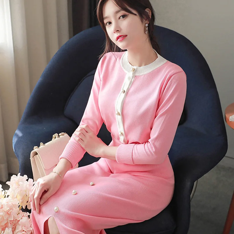 

Knit Set Women Skirt Cardigan Pink Two Piece Robe Pull Femme Matching Sets Co Ord Fall 2020 White Korean Outfit Crop Sweater 2