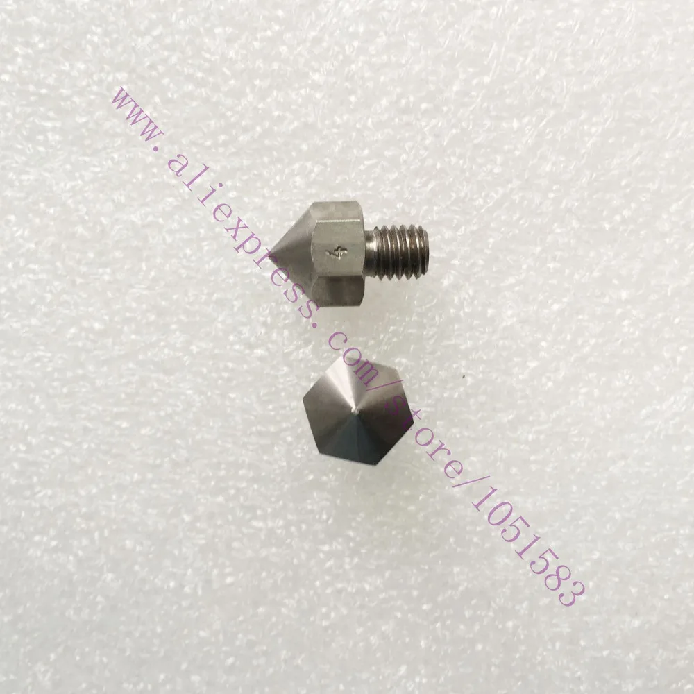 

2pcs MK Extruder Stainless Steel MK8 Nozzle for 3.0mm MK Replicator, For Ultimaker 2 UM2 Reprap 3D Printer