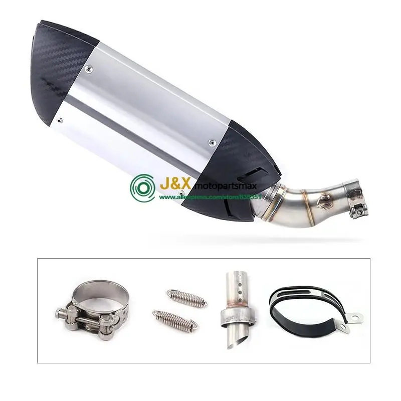 MT-03 MT03 мотоцикл глушитель трубы среднего звенья трубы Escape для YAMAHA YZF-R3 R3 R25 R30 слипоны