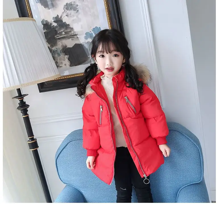 kids girls coats winter/autumn children baby clothes thicken warm garment down clothing baby boys windproof jackets hooded coats