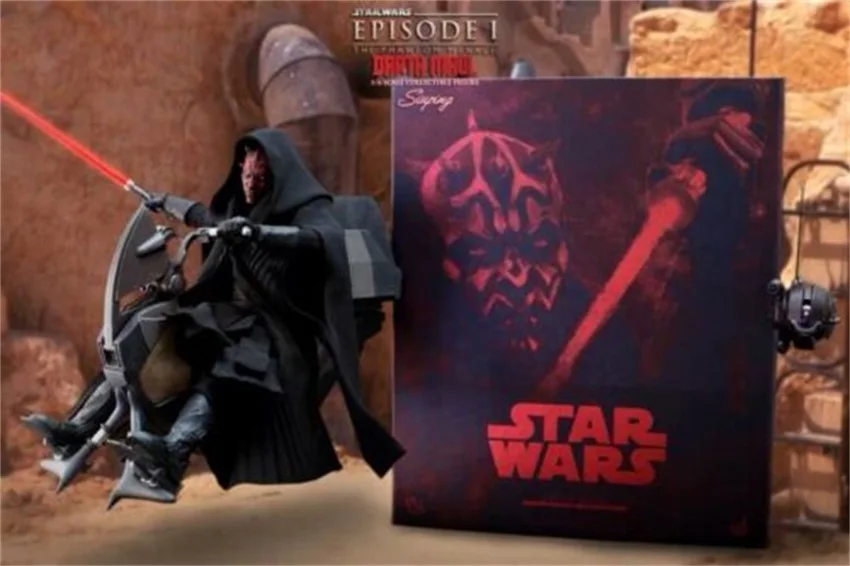 Горячие игрушки 1/6 DX17 Звездные войны фантомная опасность Дарт Мол с Sith самолет 1" фигурка