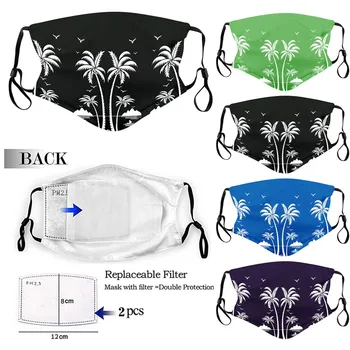 

Flower Print Masks Unisex Adjustable Windproof Ear Loops Washable Reusable Cover Face Mask Breathable Face Mask mascarillas
