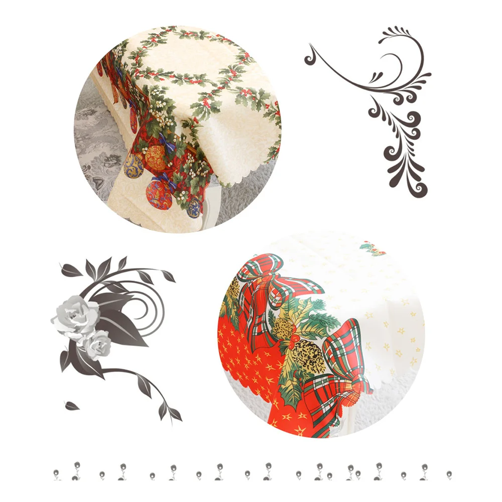 Прямоугольная скатерть для свадебного обеденного стола чайного столика