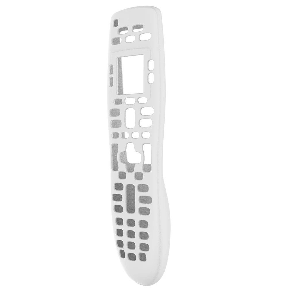 Белый Protective Cover Solid Easy Apply Home Silicone Case Replacement Remote Controller Soft Anti Drop For Logitech Harmony 650 700 - Цвет: Белый