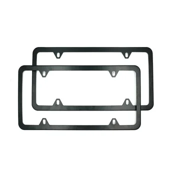 

Stainless Steel License Plate Frame Tag Holder For Auto Truck Vehicles Only For Canada Front License Plate Protector