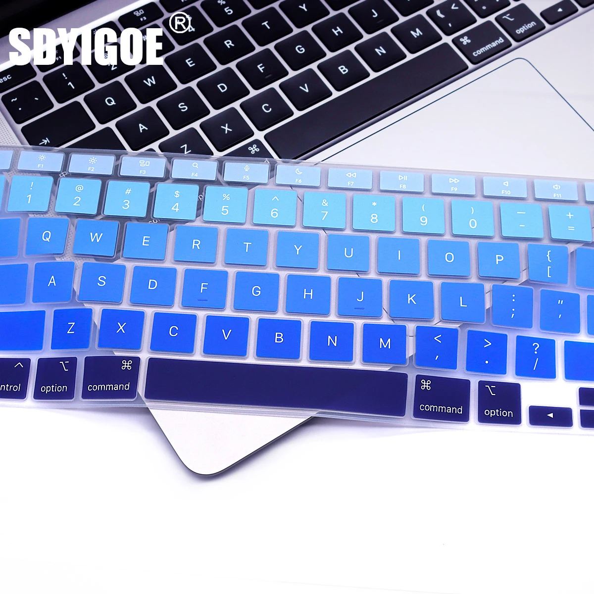 Чехол для клавиатуры ноутбука SDYIGOE Macbook Air13 M1chip Model A2337 US-Enter силиконовая цветная