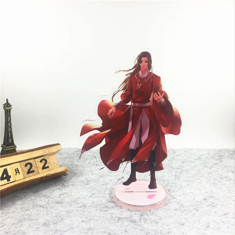 Мультяшный аниме брелок Tian Guan Ci Fu акриловый брелок Xie Lian Hua Cheng Милый Забавный кавайный Модный Ювелирный аксессуар Llaveros - Цвет: Hua Cheng-4