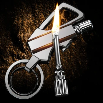 

Survival Flint Fire Starter Fosforeras Para Enceder Cigarros Ferro Rod Permanent Match Striker Lighter Metal Keychain Encendedor