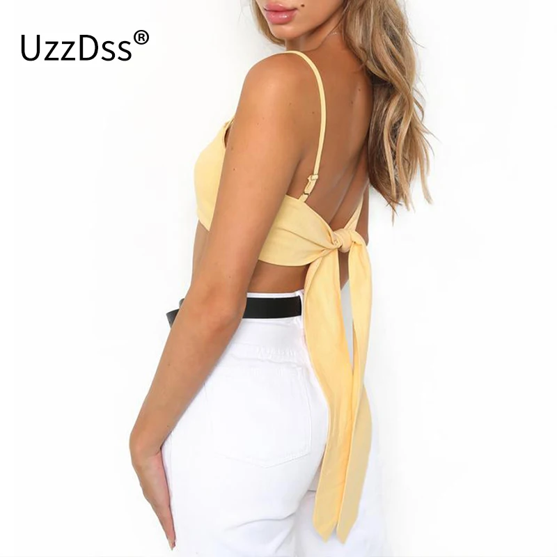 UZZDSS, женские майки, топы, сексуальные, бюстье, короткий топ, без рукавов, на тонких бретелях, тянущиеся, летние топы, жилет, Прямая поставка