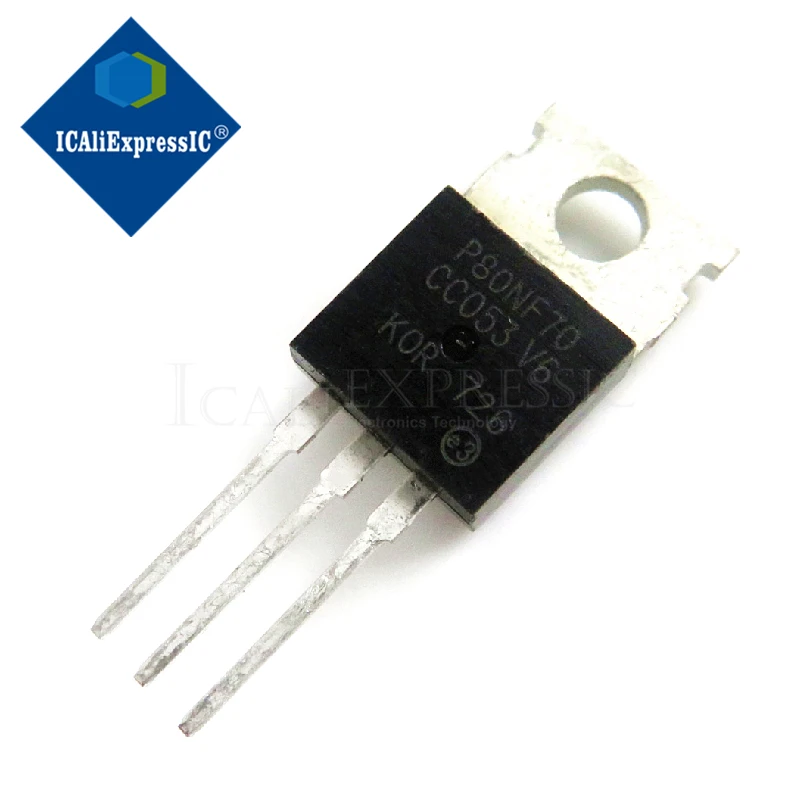 10 шт. STP80NF70 80NF70 TO-220 контроллер МОП-транзистора 80 А 70 в эму оригинал подлинный