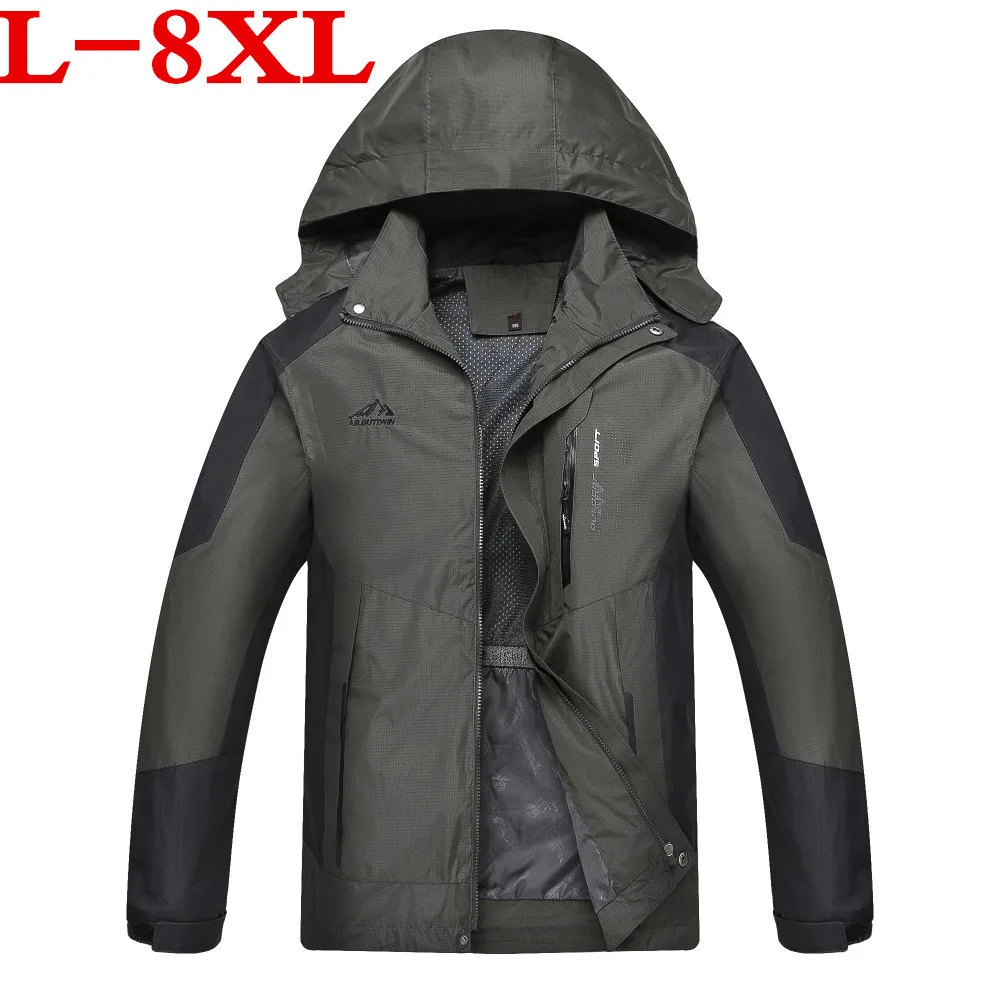 Новый размера плюс 8XL 7XL 6XL 5XL 4XL для мужчин высокого качества Водонепроницаемый