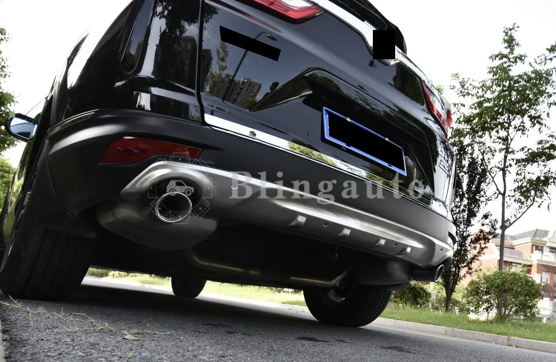Опорная пластина подходит для H onda CRV CR-V+ защитная пластина из нержавеющей стали для переднего и заднего бампера