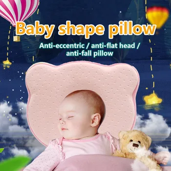 

Newborn Toddler Baby Head Pillow Breathable Infant Pillow for Head Shaping soft Toddler Pillow Baby crib bedding Accessories
