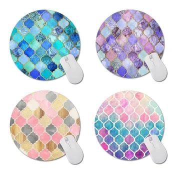 

22*22cm Cute Office Computer Desk Mat Modern Table Keyboard Mouse Pad Non-slip Wool Felt Laptop Cushion Desk Mat Gamer Mat