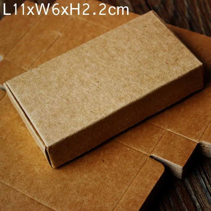 

Kraft Paper Box Handmade DIY Soap Business Card Gift Boxes 11x6x2.2cm 30pcs/lot