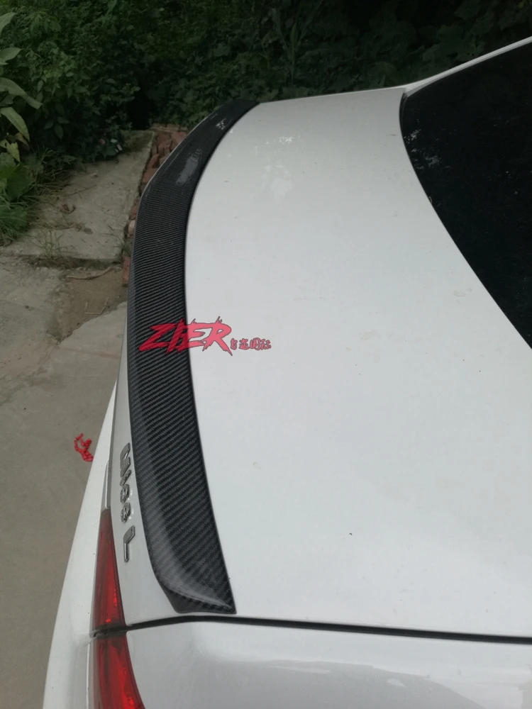 Подходит для Mercedes-Benz E W212 E200 E260 E300L E63 AMG модифицированный Карбон волокно заднее крыло с задним спойлером крыло