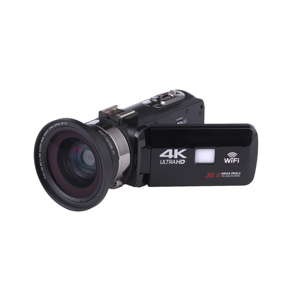 KINCO 1080P CMOS 4K WiFi Ultras HD 12 миллионов пикселей сенсор Цифровая видеокамера DV объектив микрофон