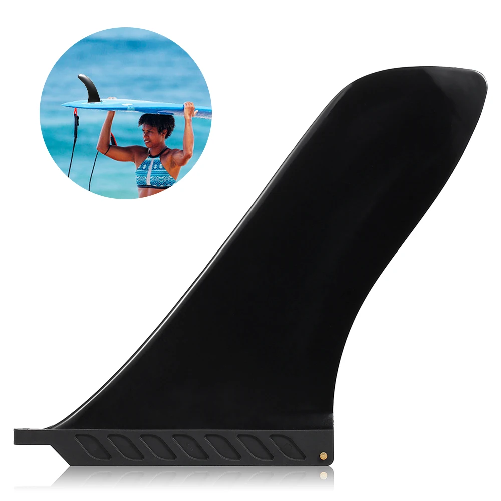 SUP одно плавник центральное ребро Мягкий ТПУ Лонгборд доска для серфинга Paddleboard Fin 8 ''/9''