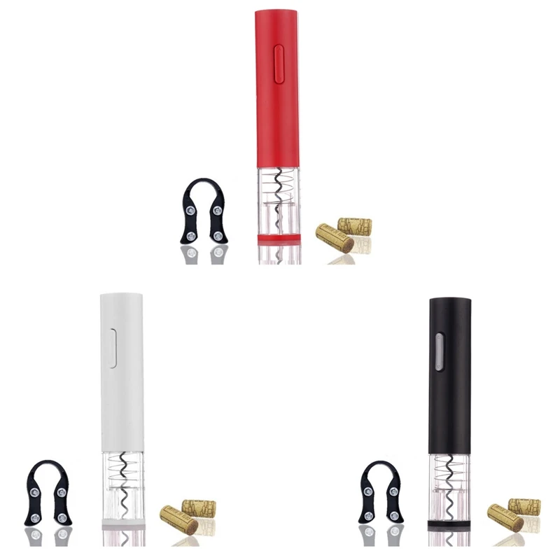 Cordless Corkscrew Wine Opener Automatic Foil Cutter Electric Wine Bottle Openers Portable