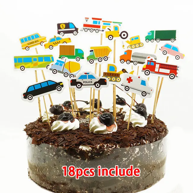 Panneau D Avertissement De Chantier Decoration De Gateau D Anniversaire Pour Enfants Panneau De Circulation Decoration De Gateau Decorations De Fete En Voiture Aliexpress