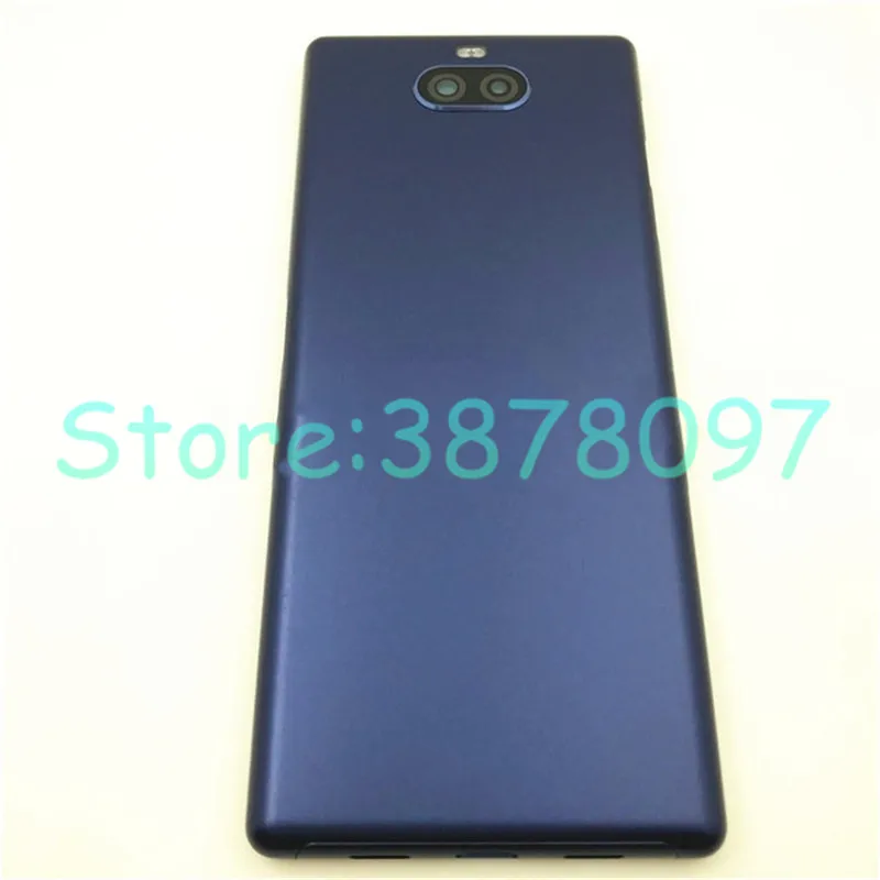 6,0 дюймов для sony Xperia 10 I3123 I3113 задняя крышка батарейного отсека дверной чехол для задней части телефона с объективом камеры