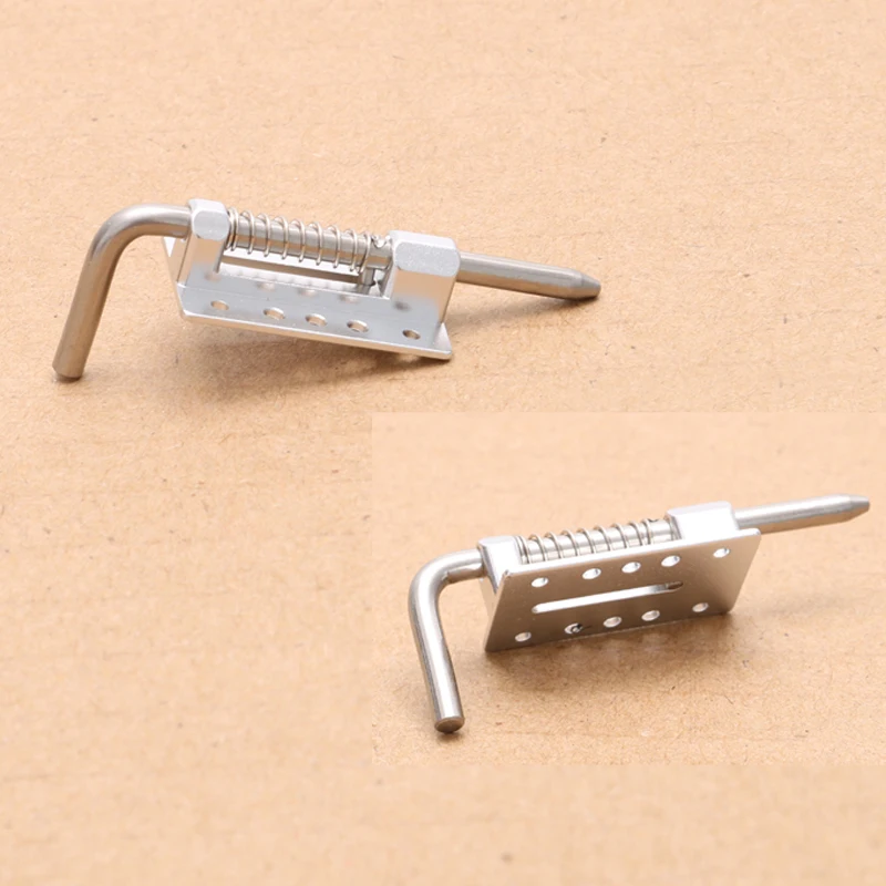 2pcs Diamter 3mm Aluminum Canopy Door Locks Hatch Latch Spring Bend