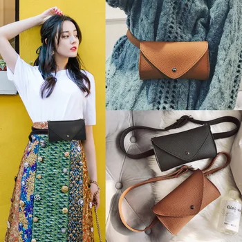

PU Soft Leather Women's Belt Bags Fashion Waist Packs Designer Bum Bag Fashion Shoulder Chest Pack Crossbody Bag Hip Phone Pouch