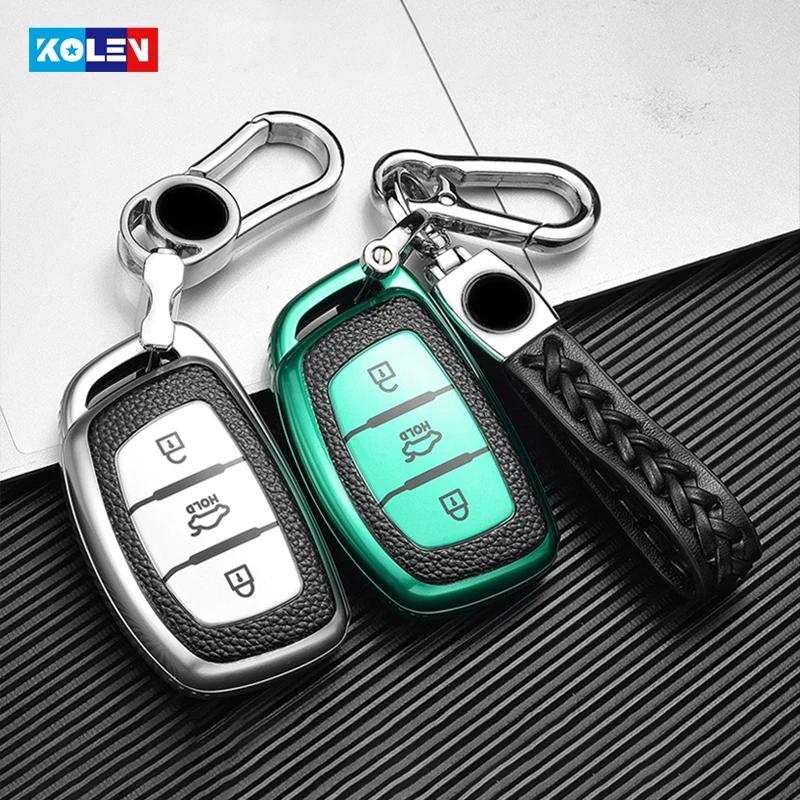 Новый кожаный + ТПУ полноразмерный автомобильный чехол с дистанционным