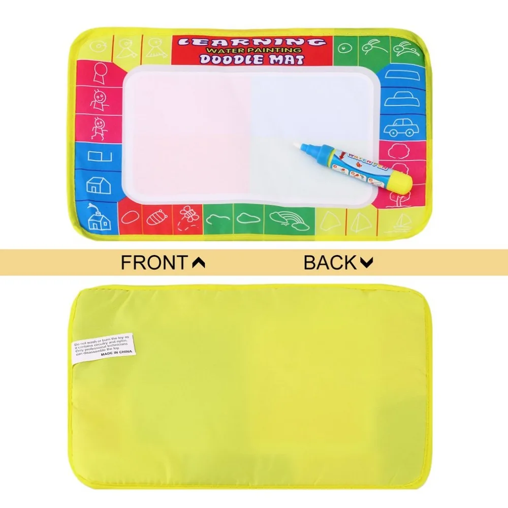 OCDAY Fun Kids Baby Add Water Write Draw paint Вода Рисование холст волшебный коврик с волшебной ручкой кисти подарок Рождество