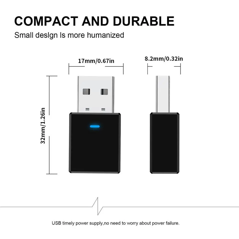 USB 5,0+ EDR передатчик приемник адаптер 2 в 1 с разъемом для ТВ наушники для ПК дома обоих концах для подключения внешних устройств к автомобильной Беспроводной аудио адаптер