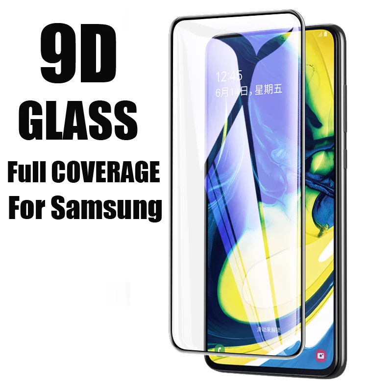 

9D Tempered Glass For Samsung Galaxy A50 A70 A80 A90 A20 A30 A10 A60 A40 Screen Protector For Samsung M10 M20 M30 M40 Protective