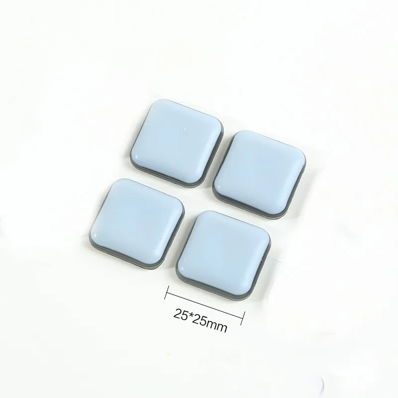 

4 Pcs/Lot 25*25mm Protection Furniture Sliding Pad, Self-adhes , Table, Chair, Foot Convenient To Move