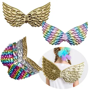 

Rainbow Feather Angel Wings Fairy Princess Fancy Dress Party Costume Accessory Birthday Party Kid Cute Costume Props