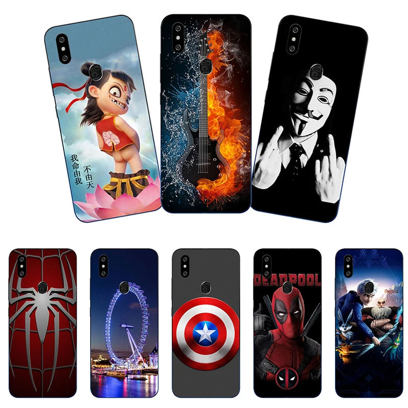 Чехол для Oukitel C15 Pro задняя крышка цветок растения мягкий силикон для Oukitel C15 Pro Печатный милый чехол для телефона с рисунком в виде животного