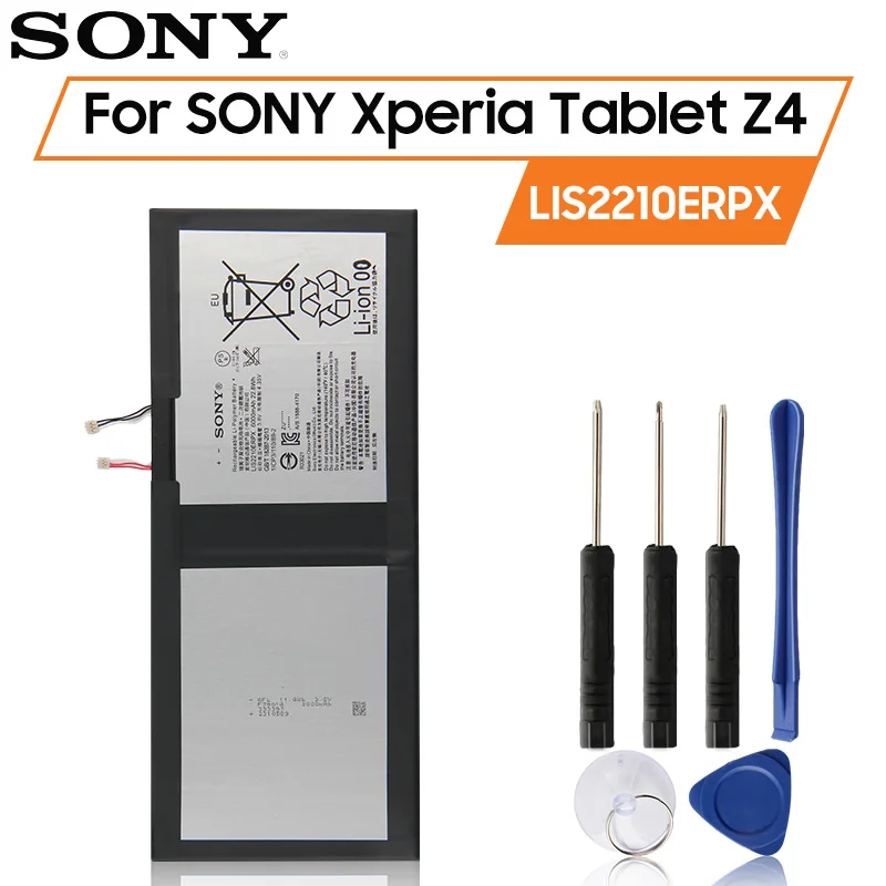 Оригинальный аккумулятор SONY LIS2206ERPC для Xperia Tablet Z2 SGP541CN Z3 Compact Z4 Ultra Z CE