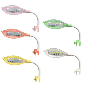 

Aquarium Light Clip On Fish Tank Light Leaf Shaped Mini LED Light for Water Grass Plant Grow USB Charge