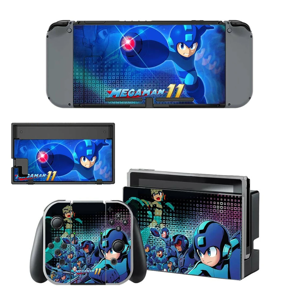 Наклейка для переключателя Megaman Vinilo nindoswitch sticker s Skins совместима с консолью переключателей и контроллерами Joy-Con - Цвет: YSNS1264