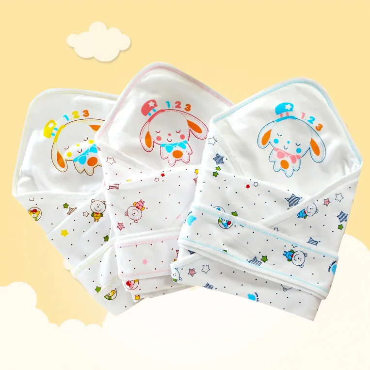 

Pure Cotton Baby Blanket Spring Summer Newborns Wrapping Blanket Thin Infants BABY'S BLANKET Baby Supplies Baby Large Gro-bag