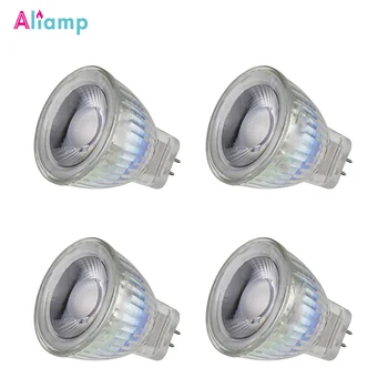 

MR11 LED Spotlight Bulb 3W Equivalent 20W 6000K Daylight 3000K Warm White AC/DC 12V Lamp Halogen Energy Class A++ Light 4Pack