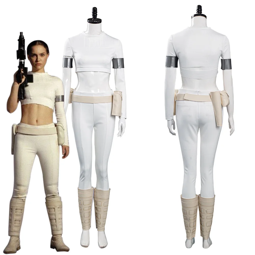 Padme Amidala костюмы для косплея Хэллоуин Карнавальный Костюм | Тематическая одежда и