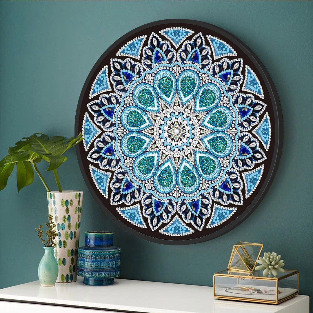 New Coming mandala Diamond Painting Diamond Embroidery Cross Stitch Painting Round picture frame Home Wall Decoration quilling needle price