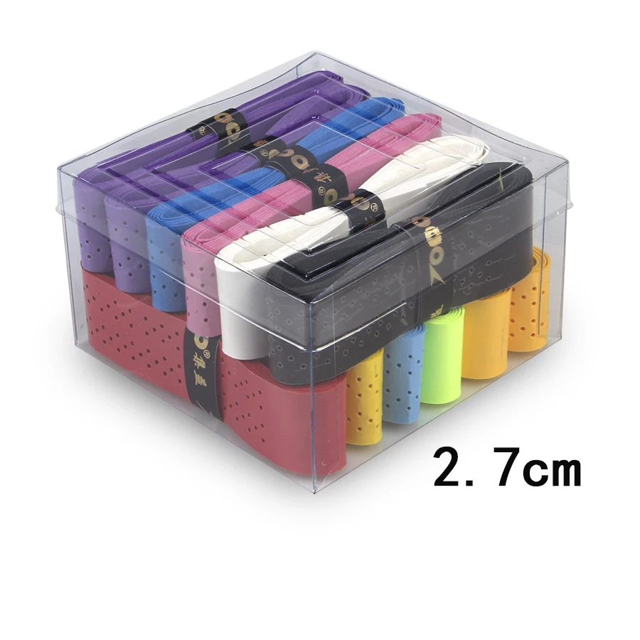 Topo 12 Pezzi Impugnature Da Badminton Tennis Sweatband Stick Impugnature Addensate Impugnature Traspiranti Viscose Accessori Per Nastro Da Pesca Spor