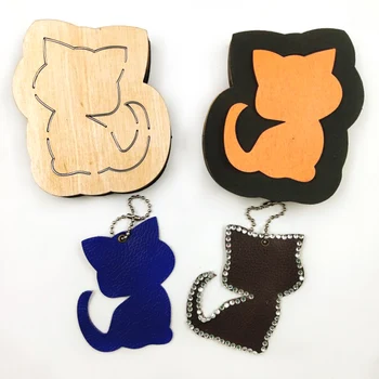 

Cat Keychain Muyu Cutting Die-- New Wooden Mould Cutting Dies For Scrapbooking Thickness-15.8mm