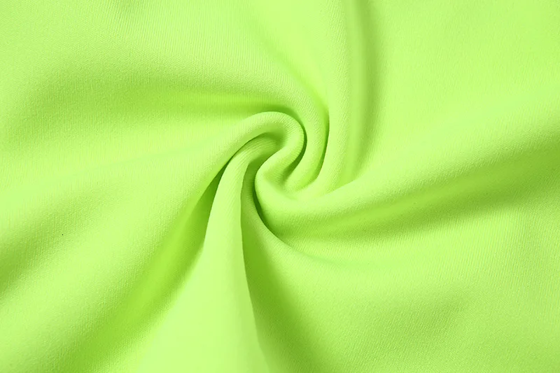 Women Neon Green Bodysuit High Street Skinny Reflective Long Sleeve Hollow Out Jumpsuit Fashion Female Sexy Stretch Bodysuit