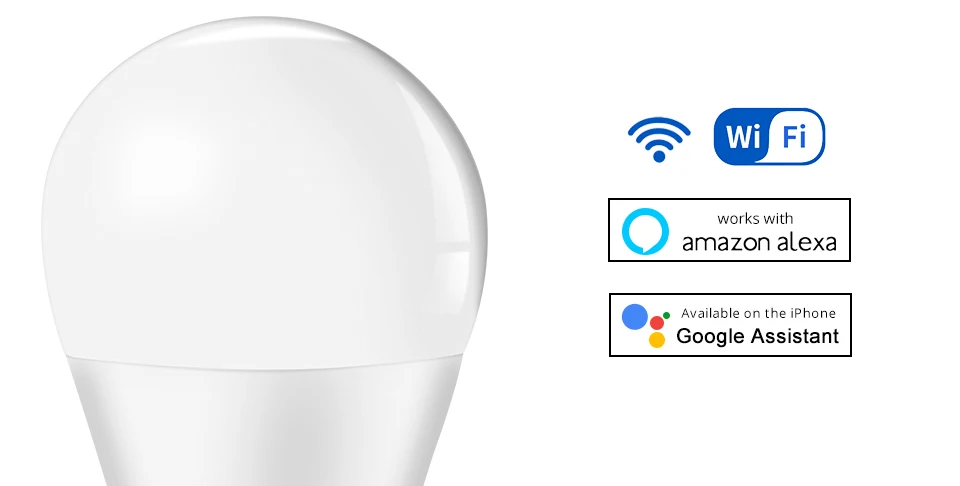 С регулируемой яркостью 15 Вт E27 WiFi умный светильник лампы светодиодный светильник приложение работает Alexa Google Assistant голосовое Управление пробуждения умный светильник Ночной светильник