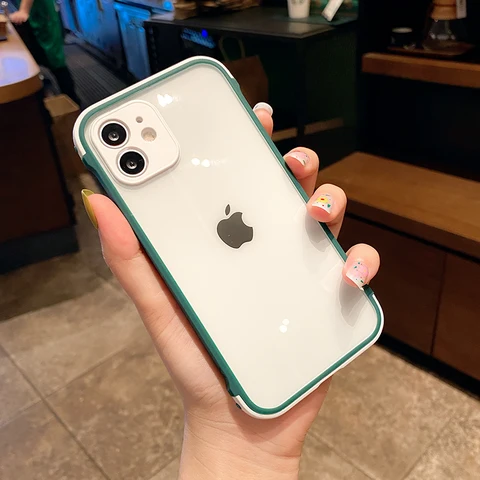 Shockproof Phone Case For iphone 13 11 12 Pro Max Lens Protection Cases On iphone XR XS Max X 7 8 Plus Back Cover Bumper