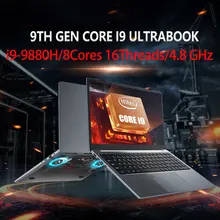 15.6 inch Intel Core i9-9980H i7-9850H Ultrabook Computer Fingerprint unlock 2*DDR4 MAX 64GB RAM 2TB SSD Desktop Notebook 5GWIFI