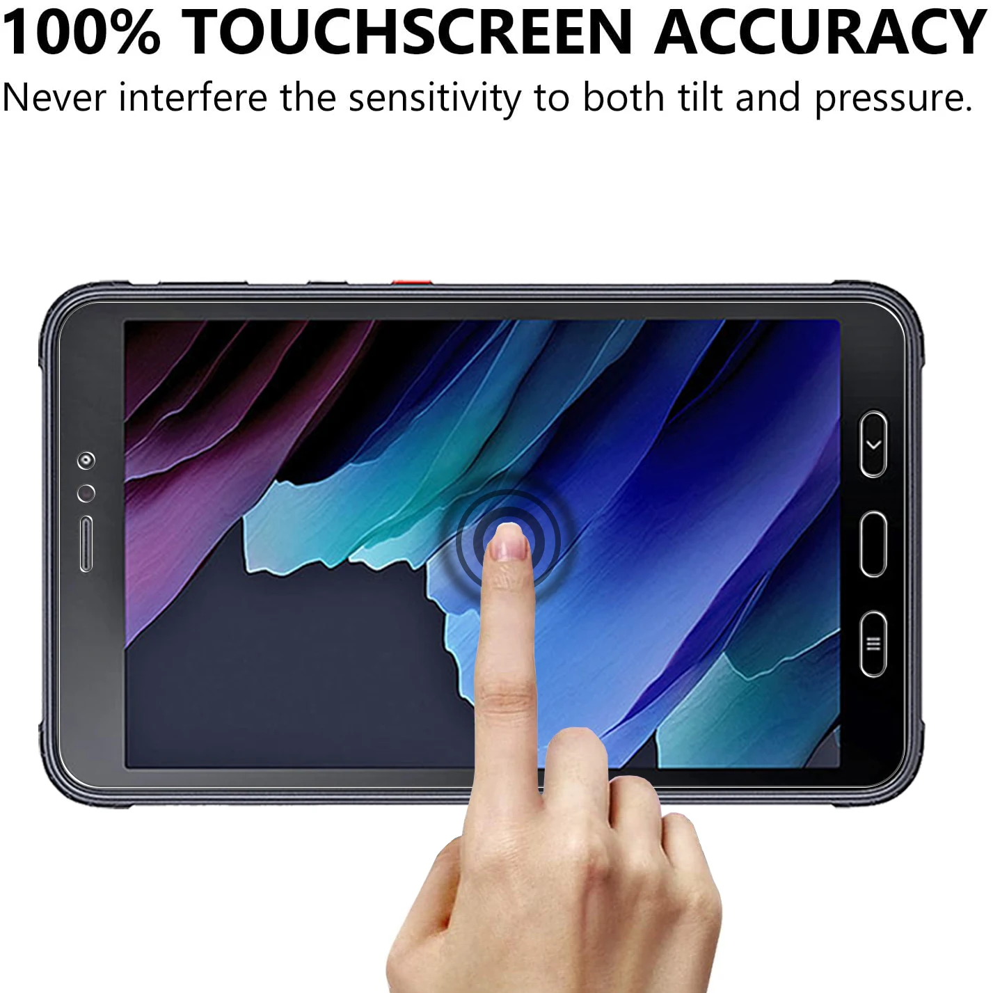 dell tablet charger for Samsung Galaxy Tab Active3 Screen Protector, Tablet Protective Tempered Glass for Samsung Galaxy Tab Active3 SM-t575 (8.0") touch screen tablet with pen